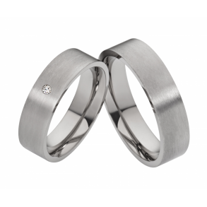 Vielsesringe Titanium