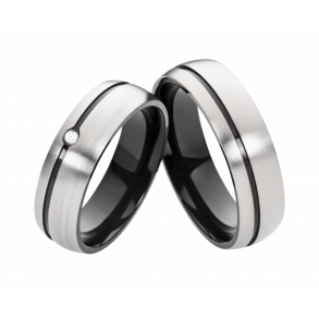 Vielsesringe Titanium