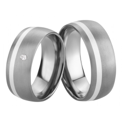 Vielsesringe Titanium