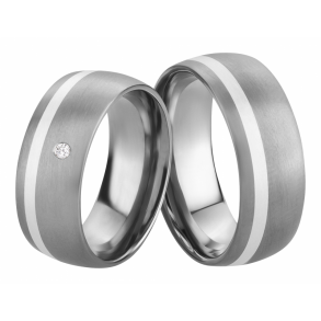 Vielsesringe Titanium