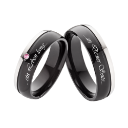 Vielsesringe Titanium Lasergravering