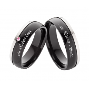 Vielsesringe Titanium Lasergravering