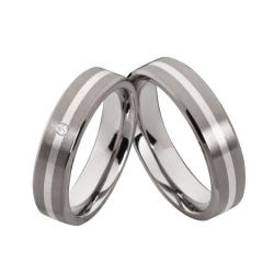 Vielsesringe Titanium