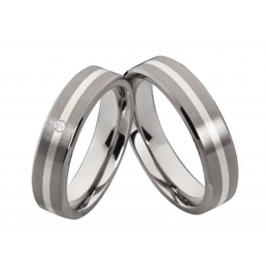 Vielsesringe Titanium