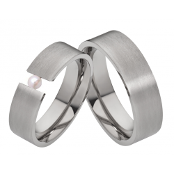 Vielsesringe Titanium