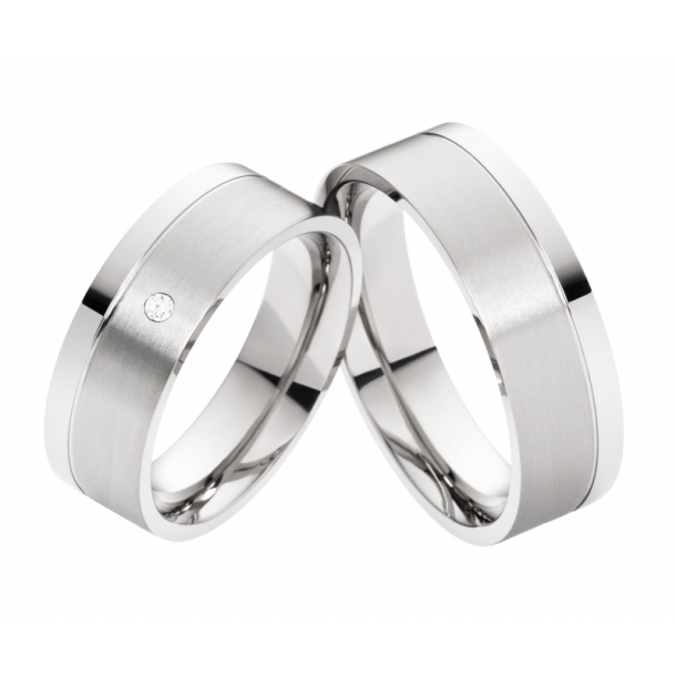 Vielsesringe Titanium