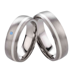 Vielsesringe Titanium