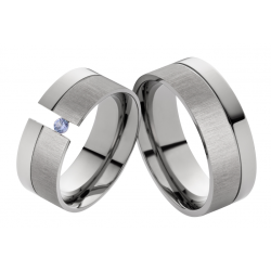 Vielsesringe Titanium