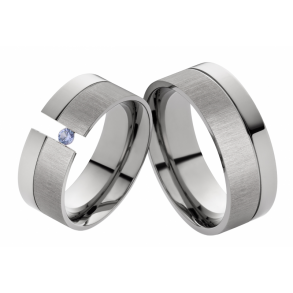 Vielsesringe Titanium