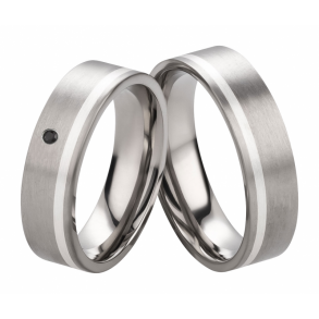 Vielsesringe Titanium