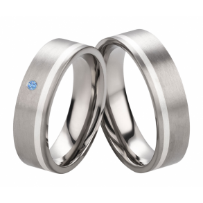 Vielsesringe Titanium