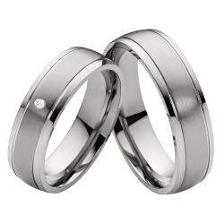 Vielsesringe Titanium