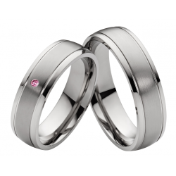 Vielsesringe Titanium