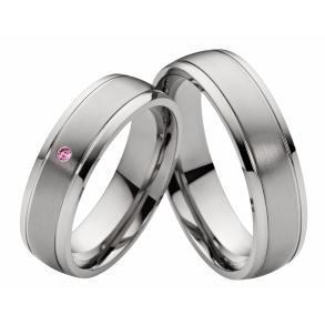 Vielsesringe Titanium