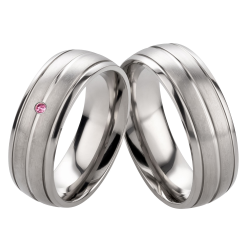 Vielsesringe Titanium 032