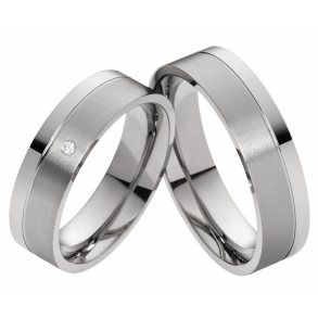 Vielsesringe Titanium 060-2