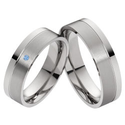 Vielsesringe Titanium 060-1