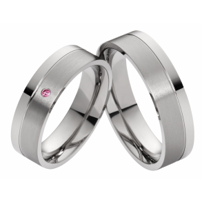 Vielsesringe Titanium 060