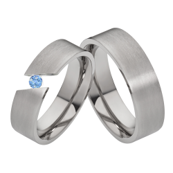 Vielsesringe Titanium 122