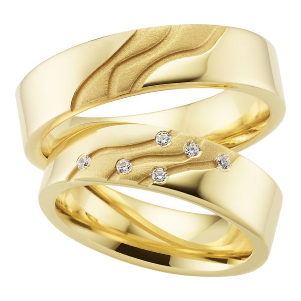 Eksklusive Vielsesringe Timeless Love DT37