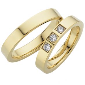 Eksklusive Vielsesringe Timeless Love DT56