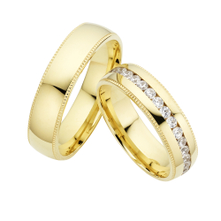 Eksklusive Vielsesringe Timeless Love MG08