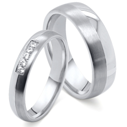 Vielsesringe Rustfri stl og Titanium 4822