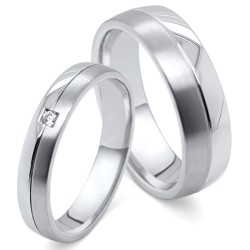 Vielsesringe Rustfri stl og Titanium 4824