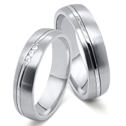 Vielsesringe Rustfri Stl og Titanium 4826