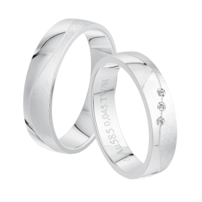 Eksklusive Vielsesringe Amourina 0010