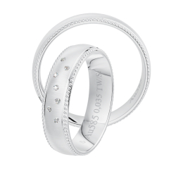 Eksklusive Vielsesringe Amourina 0012