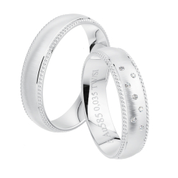 Eksklusive Vielsesringe Amourina 0012