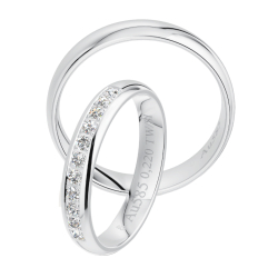 Eksklusive Vielsesringe Amourina 0016