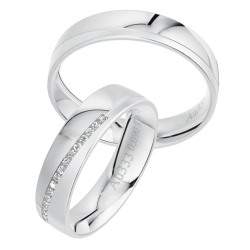 Eksklusive Vielsesringe Amourina 0033