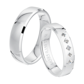 Eksklusive Vielsesringe Amourina 0041