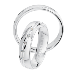 Eksklusive Vielsesringe Amourina 0057