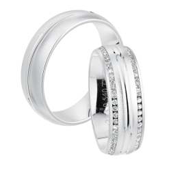 Eksklusive Vielsesringe Amourina 0065