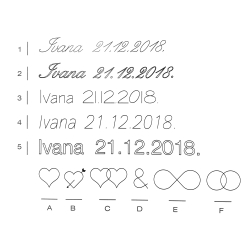 Vielsesringe Agapi 4238