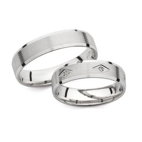 Eksklusive Vielsesringe Love Line 1208