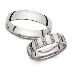 Eksklusive Vielsesringe Love Line 1215