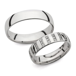 Eksklusive Vielsesringe Love Line 1217