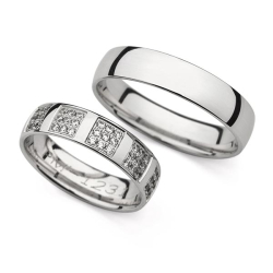 Eksklusive Vielsesringe Love Line 1231