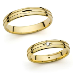 Eksklusive Vielsesringe Agapi 4225