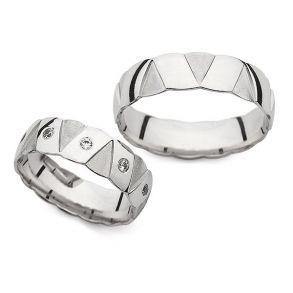 Eksklusive Vielsesringe Love Line 6383