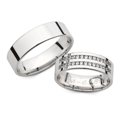 Eksklusive Vielsesringe Love Line 6389