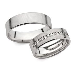 Eksklusive Vielsesringe Love Line 6392