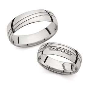 Eksklusive Vielsesringe Love Line 6393