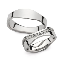 Eksklusive Vielsesringe Love Line 6397