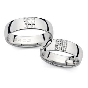 Eksklusive Vielsesringe Love Line 6402