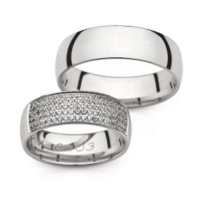 Eksklusive Vielsesringe Love Line 6403